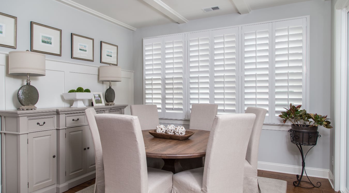 shutters in Cincinnati living room